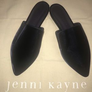 Jenni Kayne blue velvet shoes